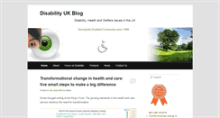 Desktop Screenshot of focusondisability.com